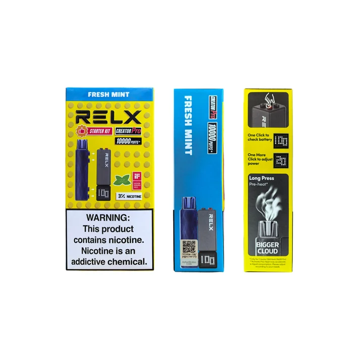 RELX 悅刻 Creator積木 7000口 拋棄式電子煙套裝 入門套裝含主機 6ml儲油倉 3%尼古丁鹽綿密口感 台灣現貨秒發:圖片 4