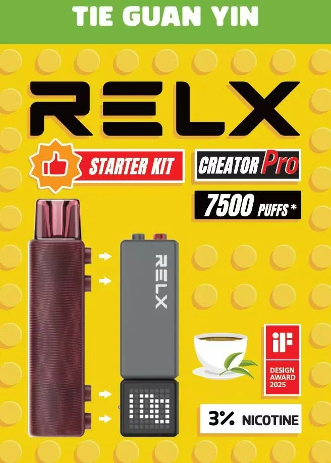 RELX 悅刻 Creator積木 7000口 拋棄式電子煙套裝 入門套裝含主機 6ml儲油倉 3%尼古丁鹽綿密口感 台灣現貨秒發:圖片 10