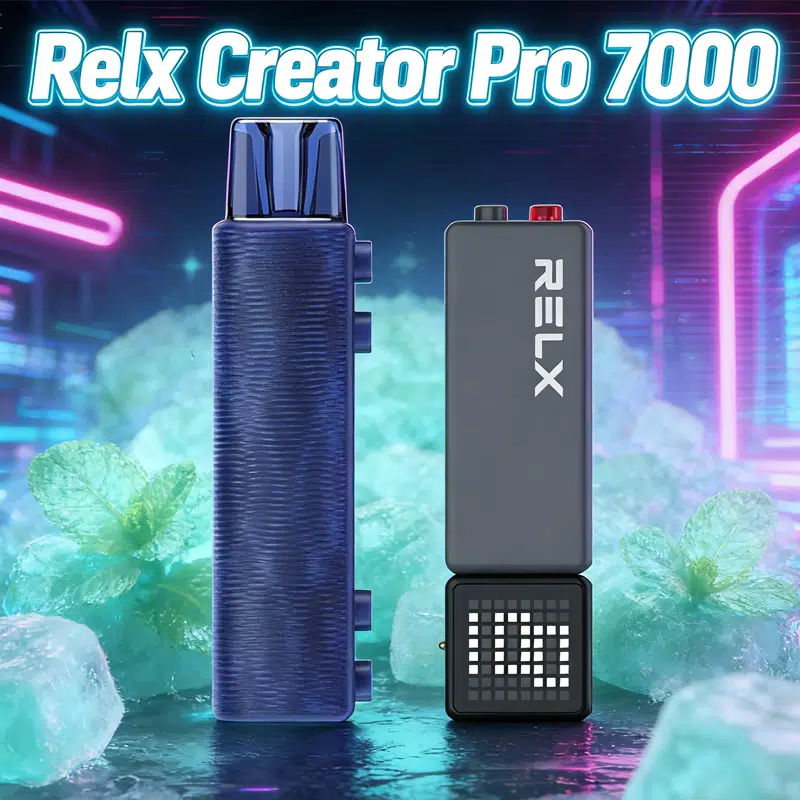 RELX 悅刻 Creator積木 7000口 拋棄式電子煙套裝 入門套裝含主機 6ml儲油倉 3%尼古丁鹽綿密口感 台灣現貨秒發:圖片 7